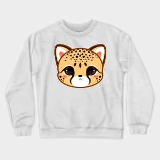 Cute Cheetah Crewneck Sweatshirt